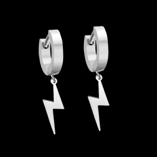 Silver Lightning Earrings