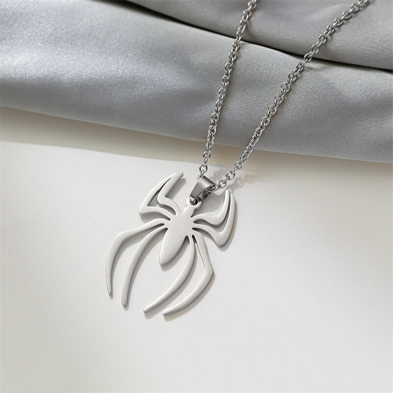 Spiderman Necklace Pendant with Chain