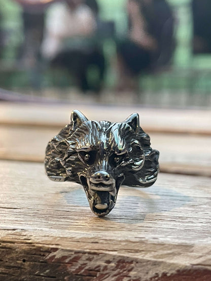 Wolf Ring for Men